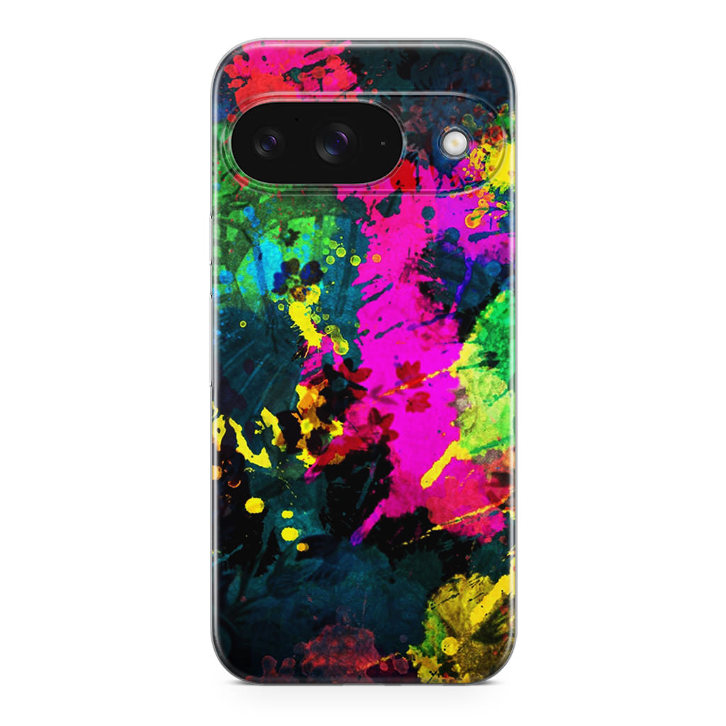 Mixture Colorful Paint Google Pixel 9 Case