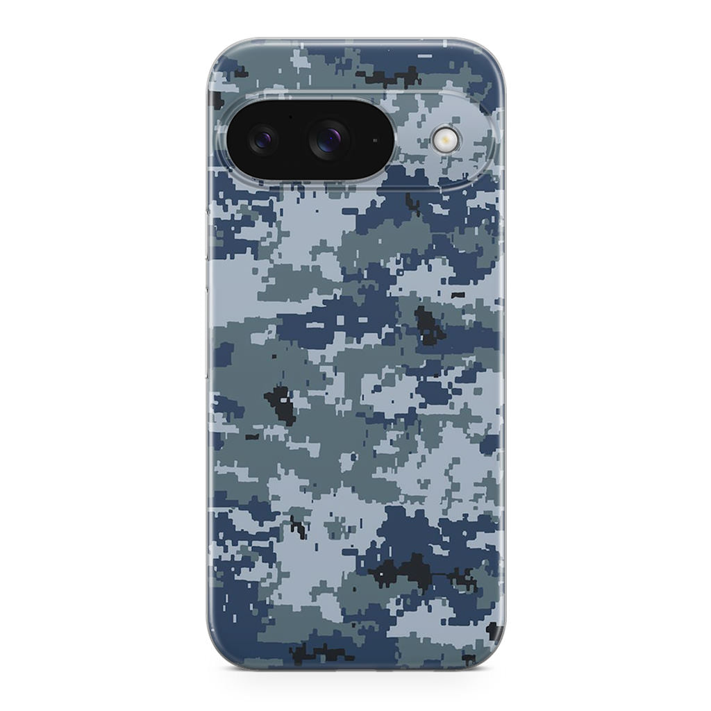 Navy Camo Google Pixel 9 Case