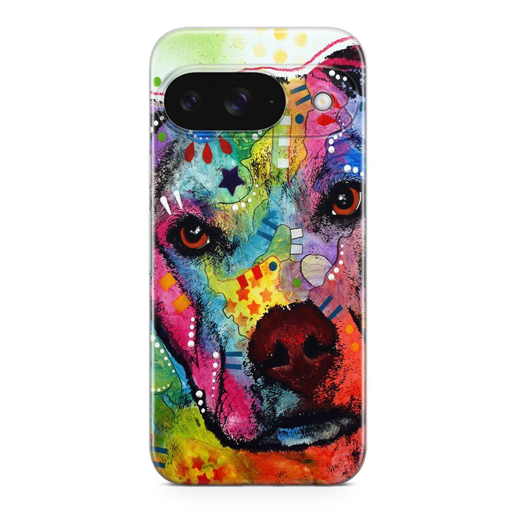 Pitbull Love Painting Google Pixel 9 Case