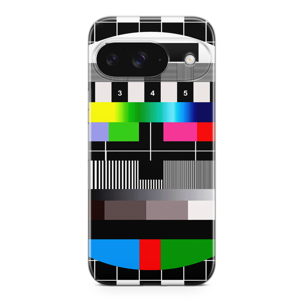 Scheme Pause TV Colorful Mesh Google Pixel 9 Case