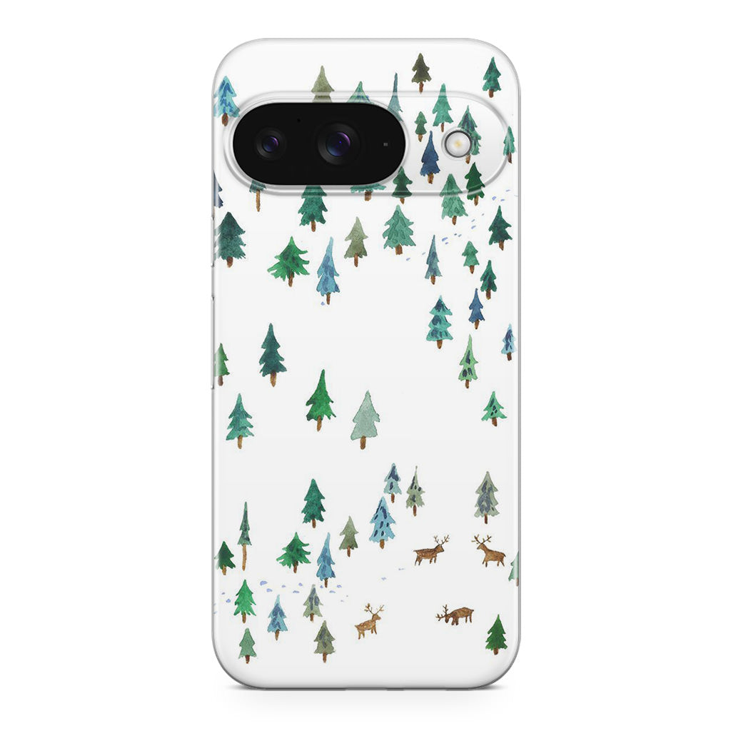 Snow Everywhere Google Pixel 9 Case