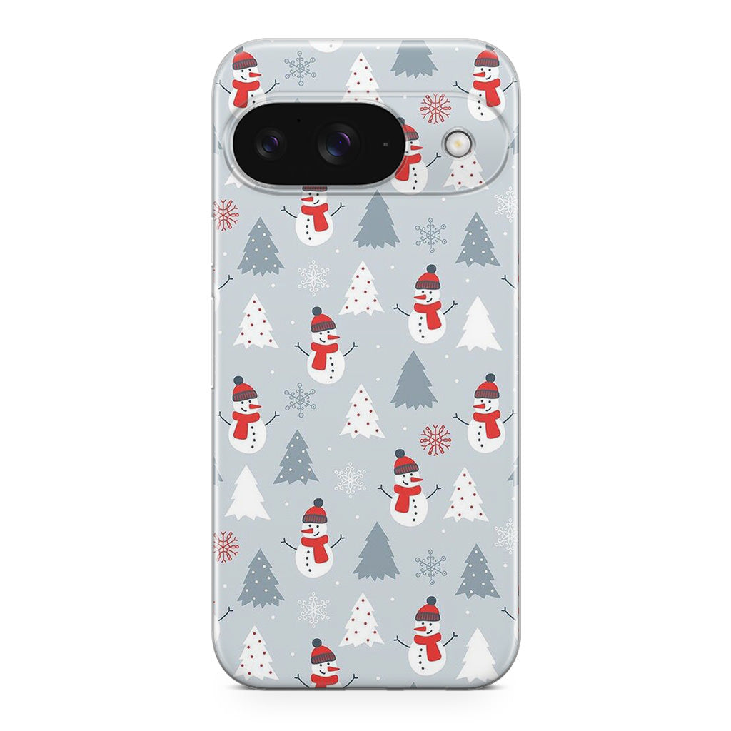 Snowmans Pattern Google Pixel 9 Case