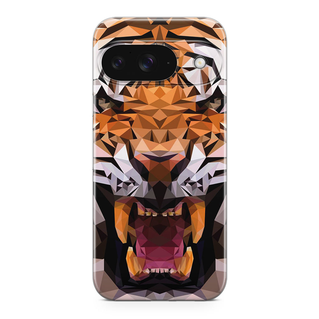 Tiger Polygon Google Pixel 9 Case