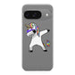 Unicorn Dabbing Grey Google Pixel 9 Case