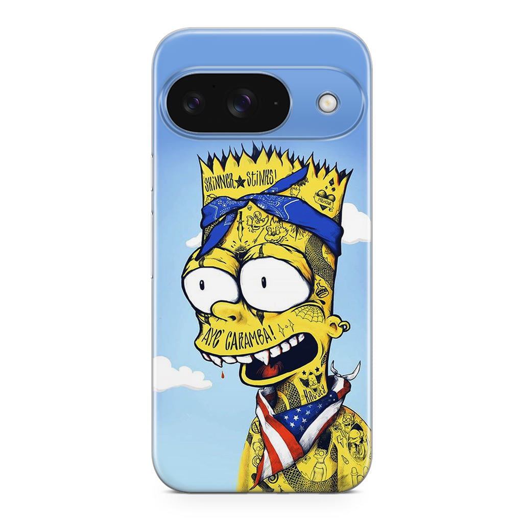 Bootleg Bart Google Pixel 9 Case