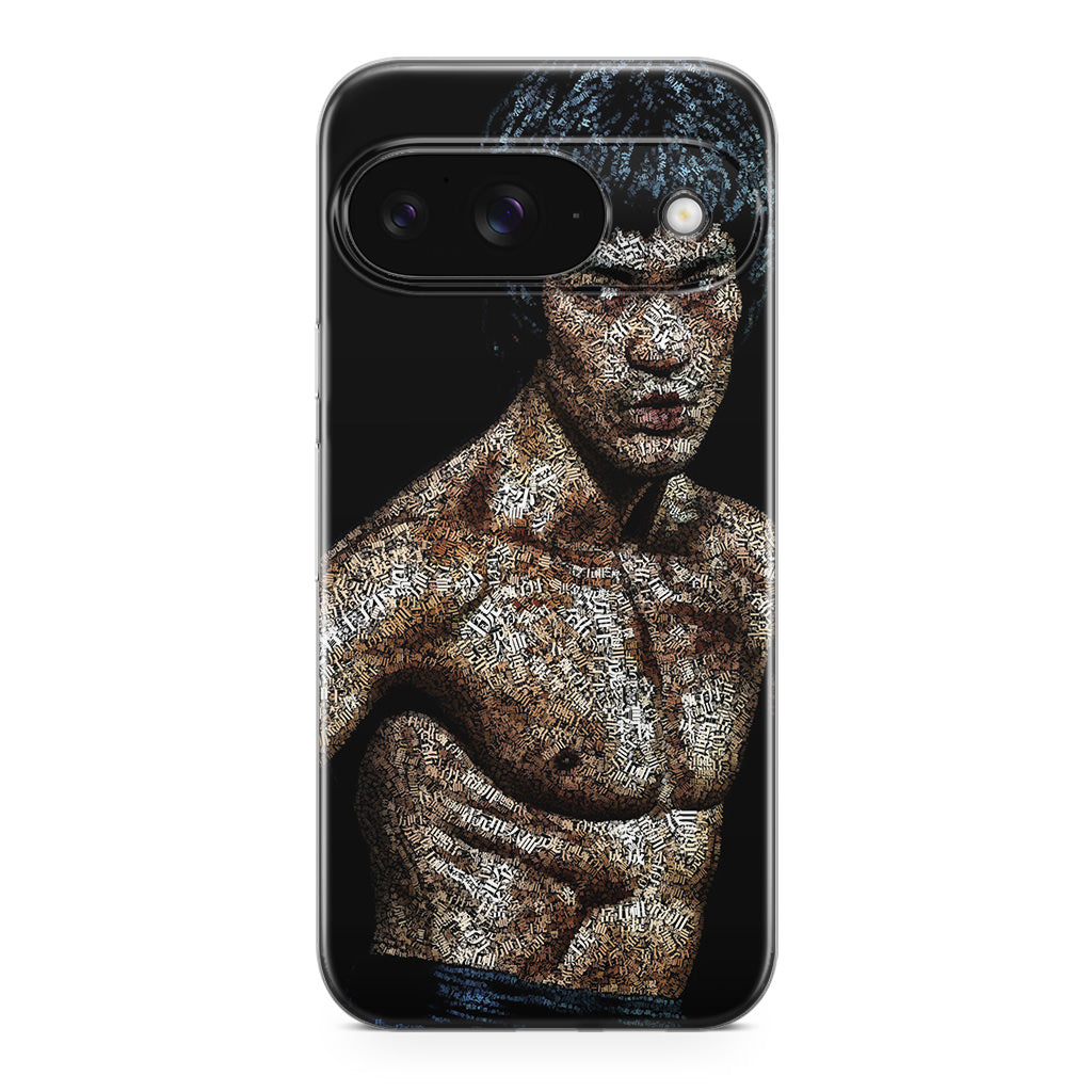 Bruce Lee Typograph Google Pixel 9 Case