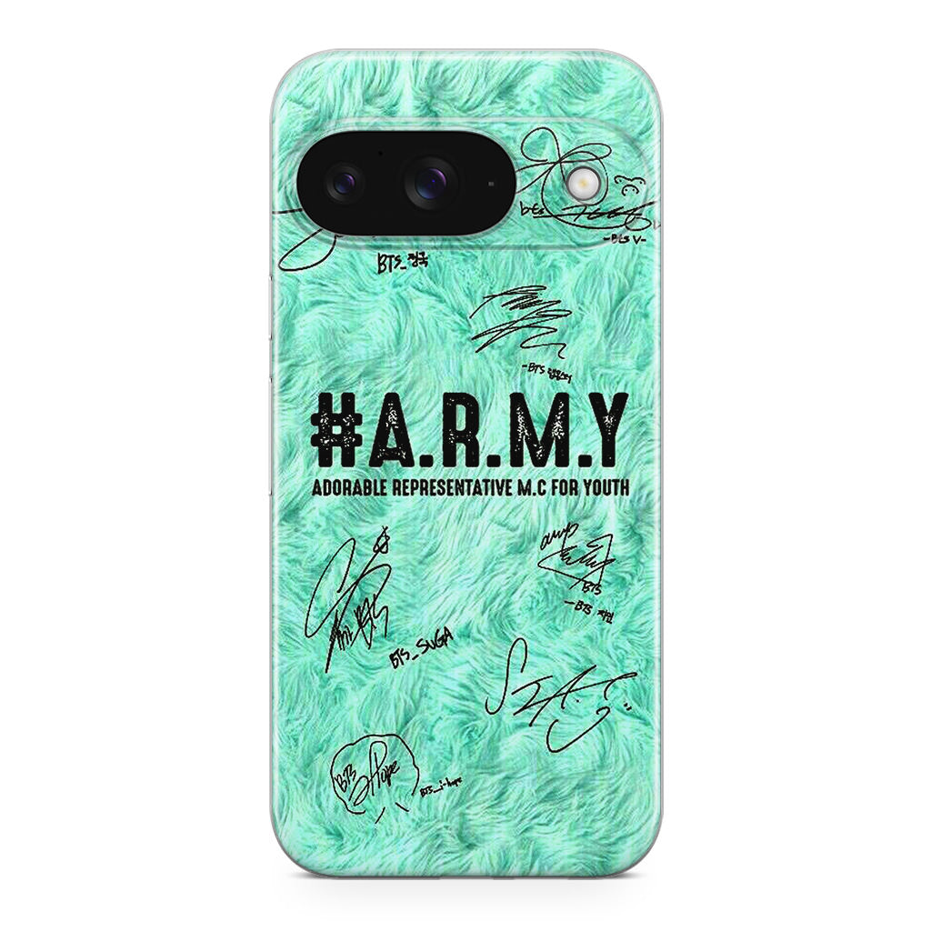 BTS Army Signature Google Pixel 9 Case