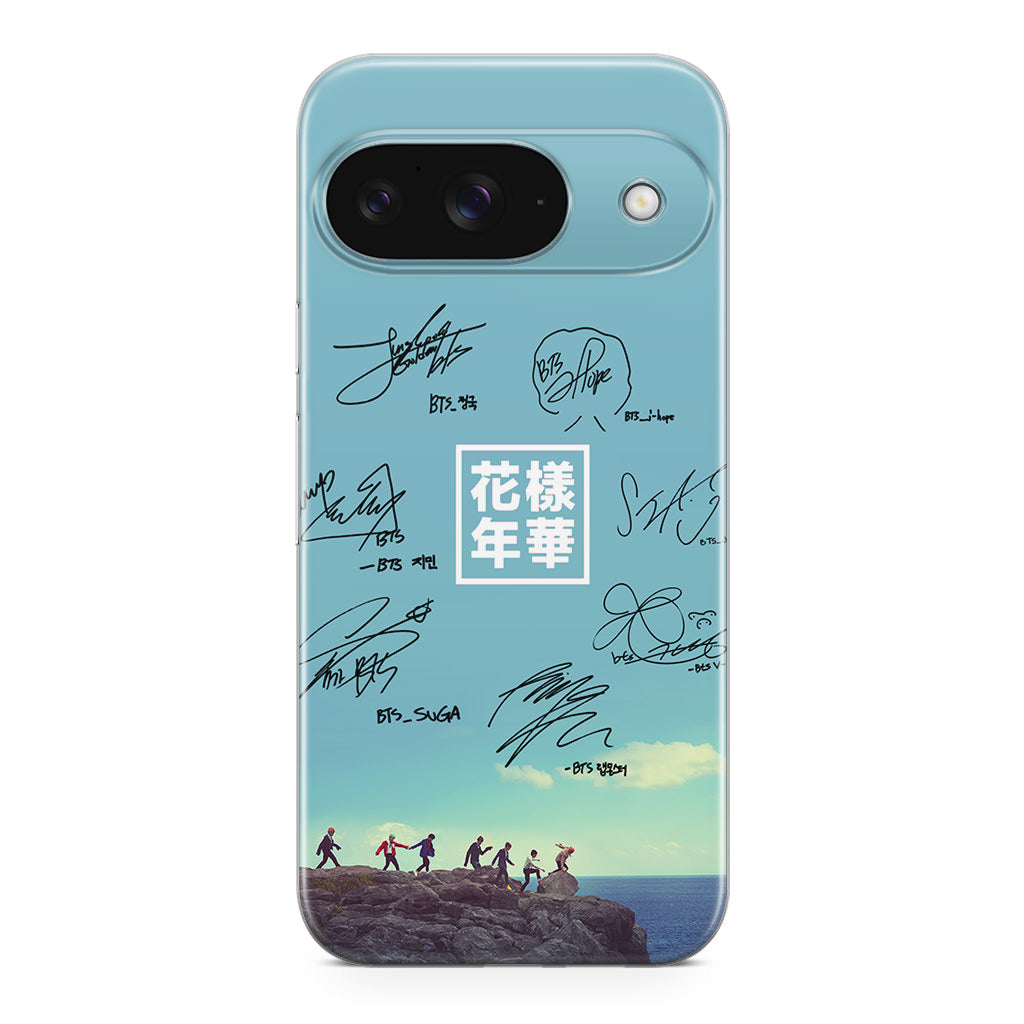 BTS Signature Google Pixel 9 Case