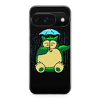 Cute Snorlax Umbrella Google Pixel 9 Case