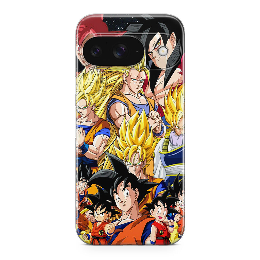 Dragon Ball Z Son Goku Transformation Google Pixel 9 Case