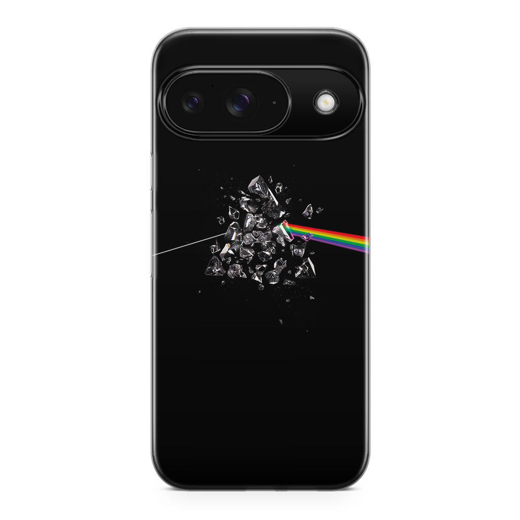 Glass Broken Light Refraction Google Pixel 9 Case