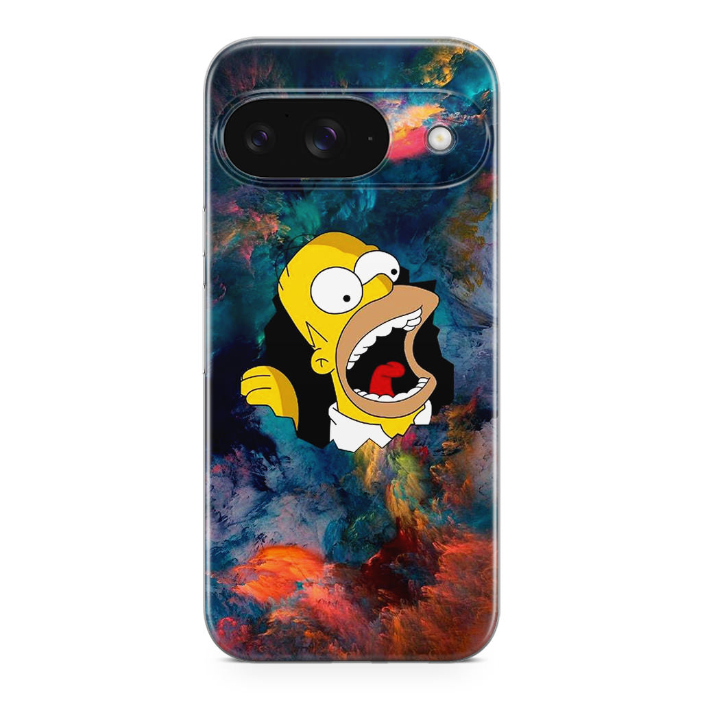 Homer Behind The Black Hole Google Pixel 9 Case