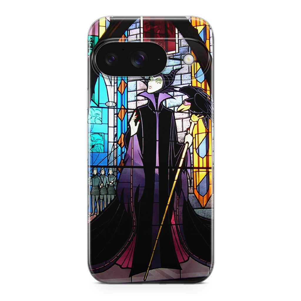 Maleficent Sleeping Beauty Glass Art Google Pixel 9 Case