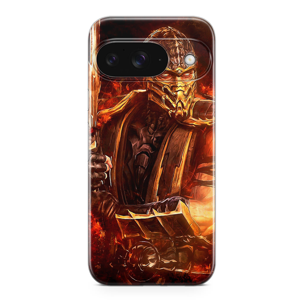 Mortal Kombat Scorpion Google Pixel 9 Case