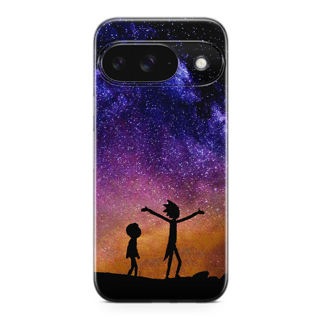 Morty Space Nebula Google Pixel 9 Case