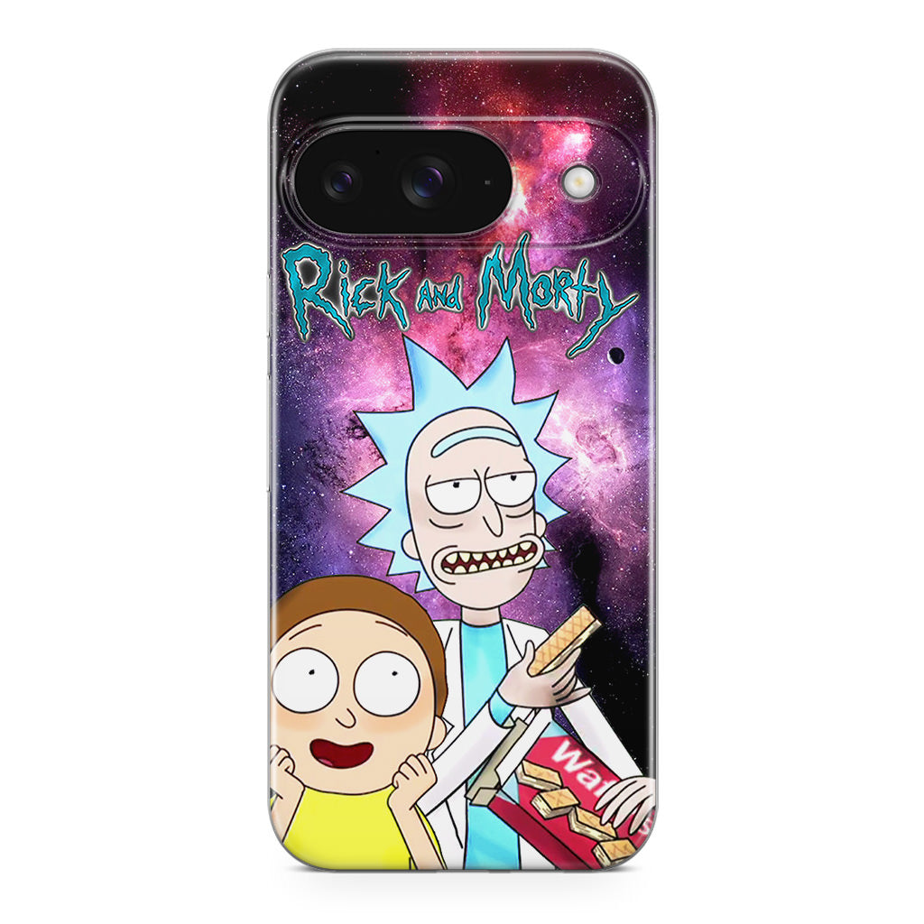 Rick And Morty Nebula Space Google Pixel 9 Case