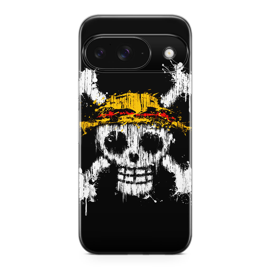 Straw Hat Pirate Logo Paint Google Pixel 9 Case