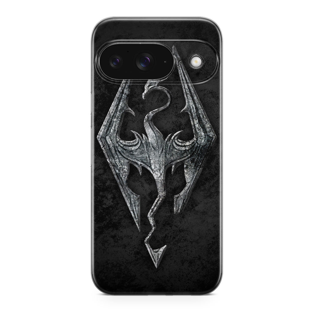 The Elder Scrolls V Skyrim Logo Google Pixel 9 Case