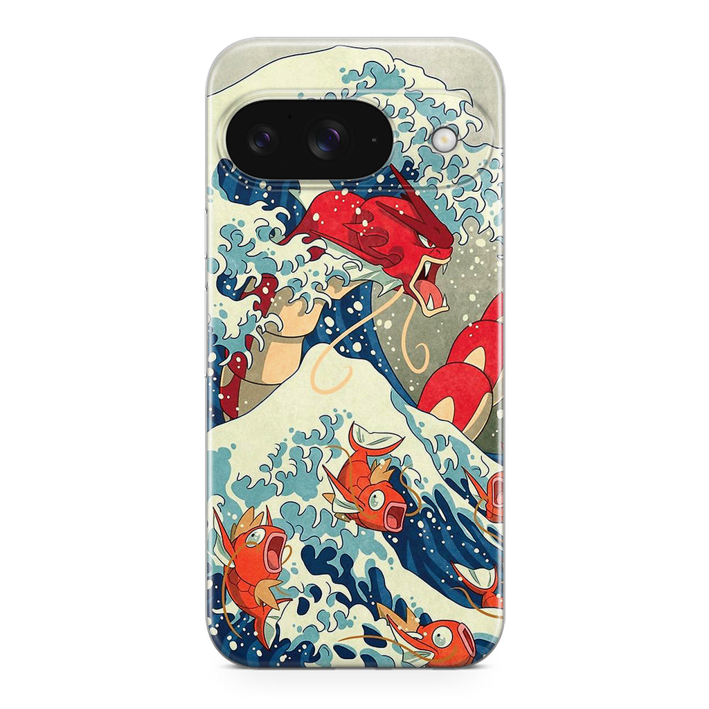 The Great Wave Of Gyarados Google Pixel 9 Case