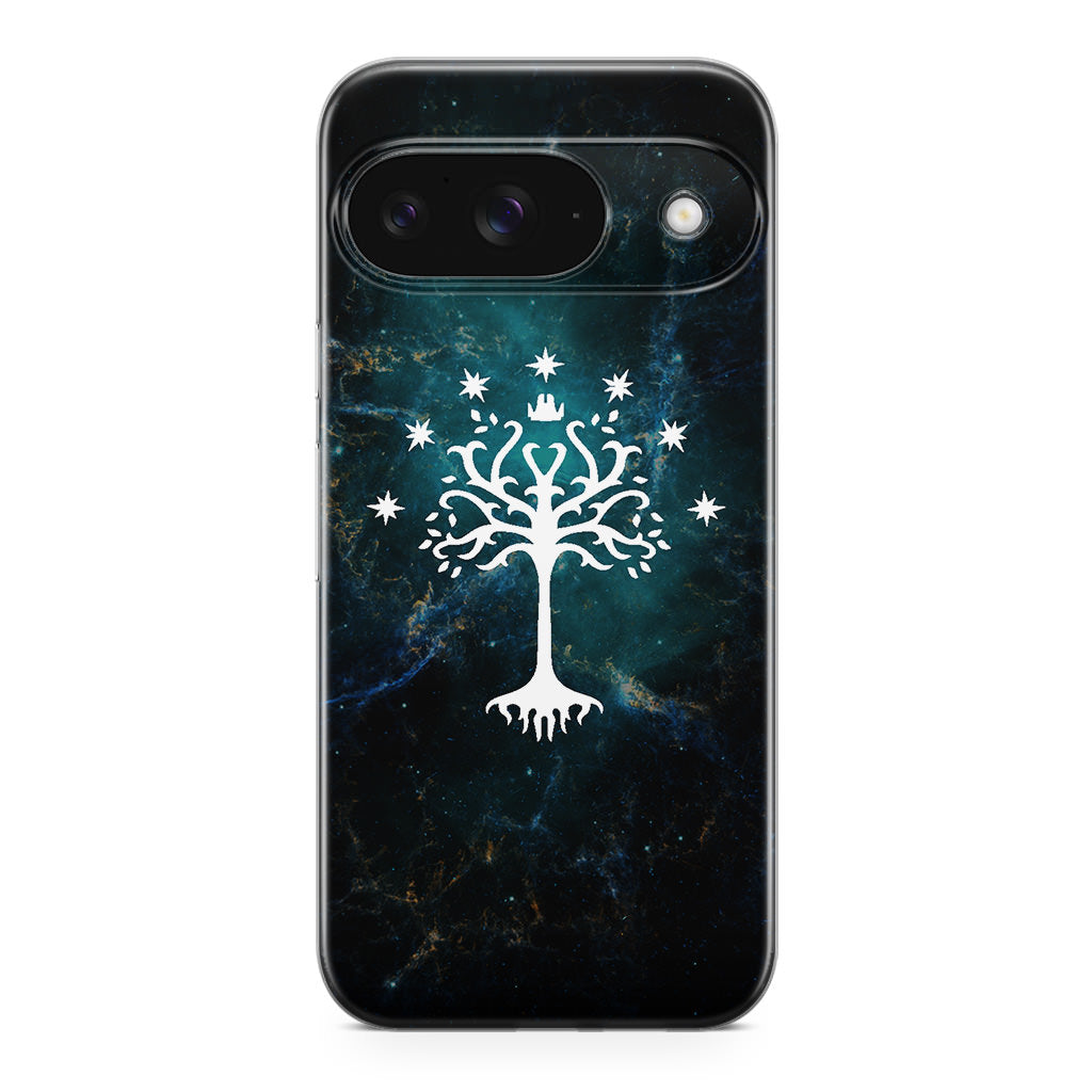 White Tree Of Gondor In Space Nebula Google Pixel 9 Case