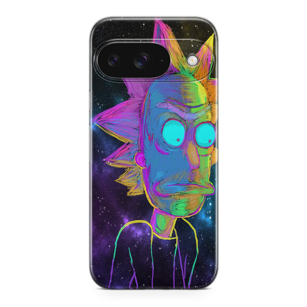 Rick Colorful Crayon Space Google Pixel 9 Case