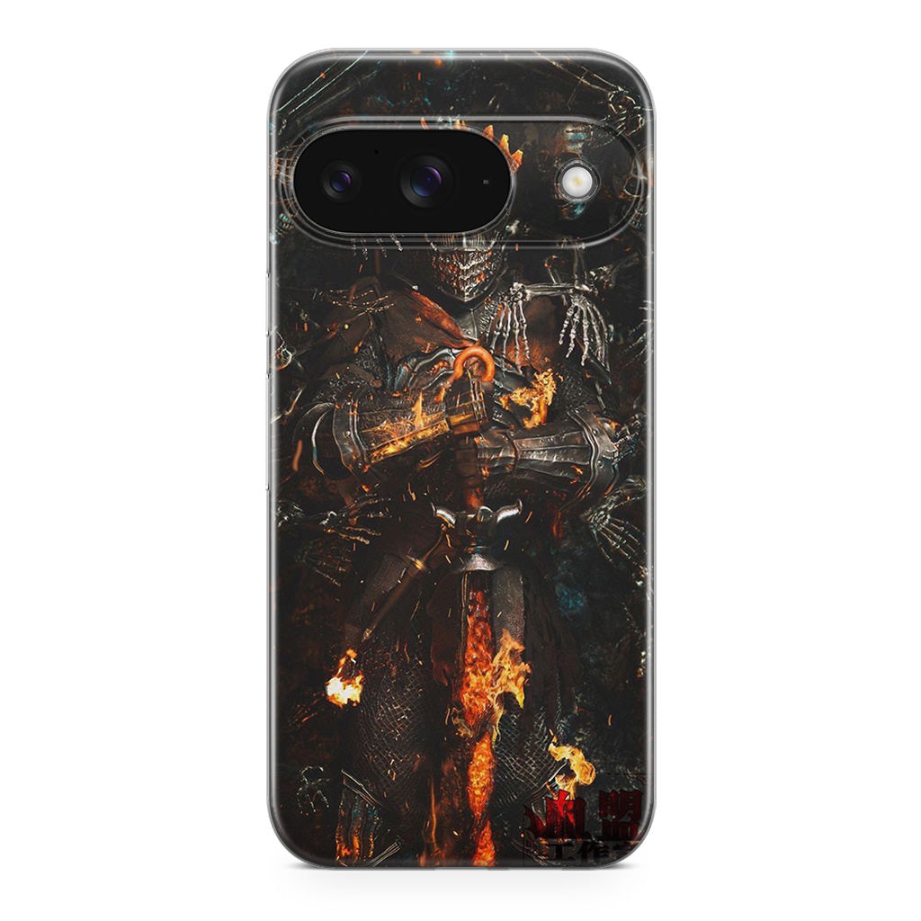 Ember King Warden Cursed Flame Google Pixel 9 Case