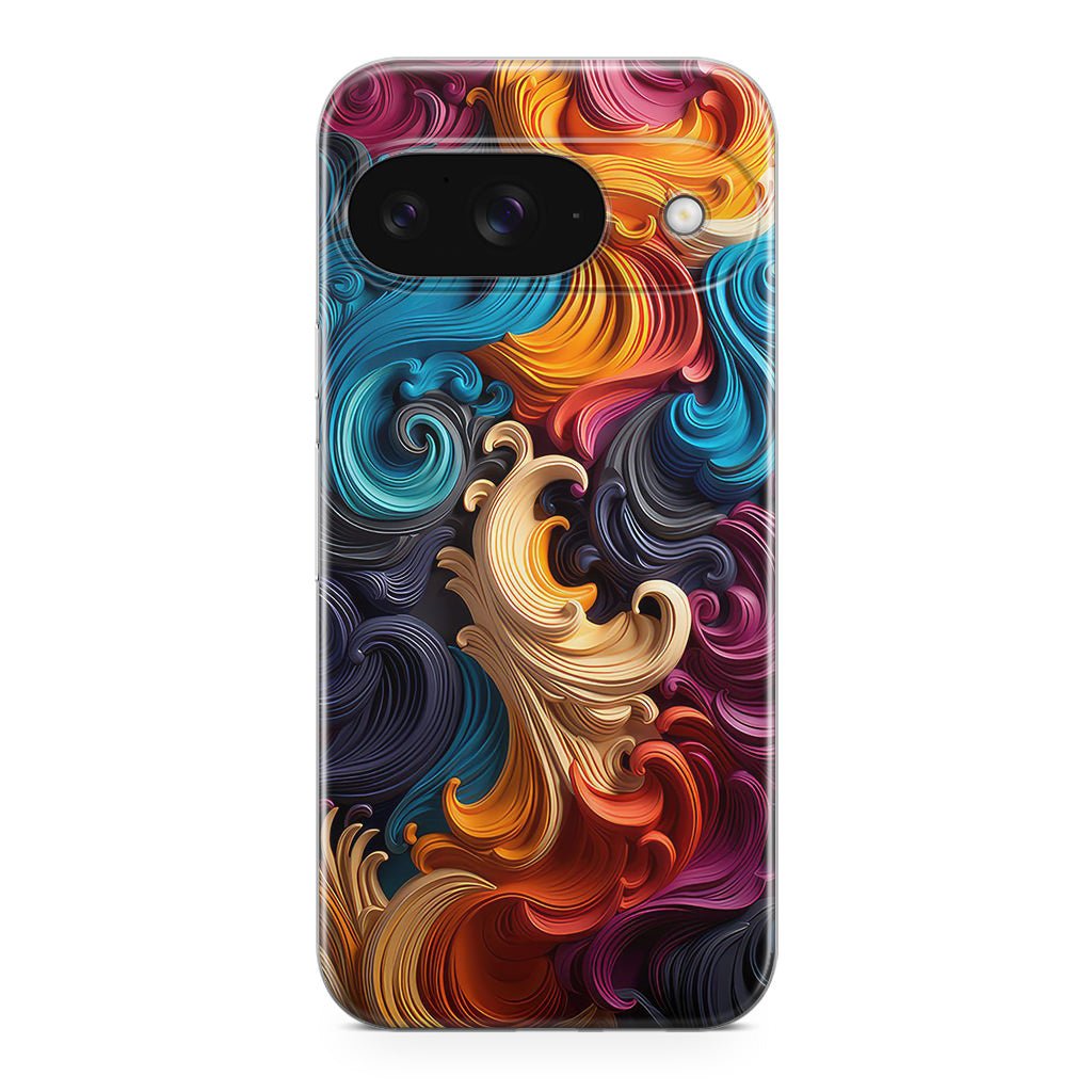 The Dance of Abstract Waves Google Pixel 9 Case