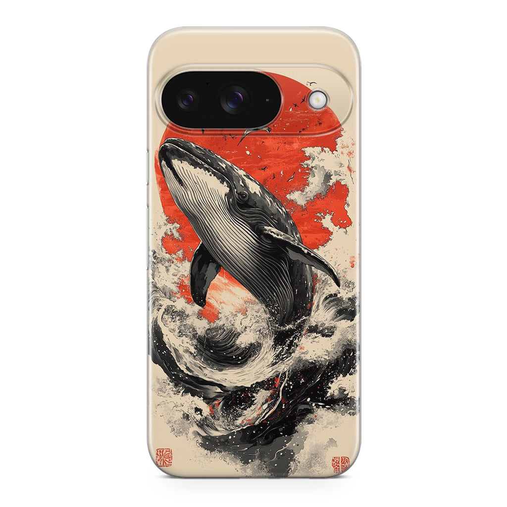 The Whale Rises Google Pixel 9 Case