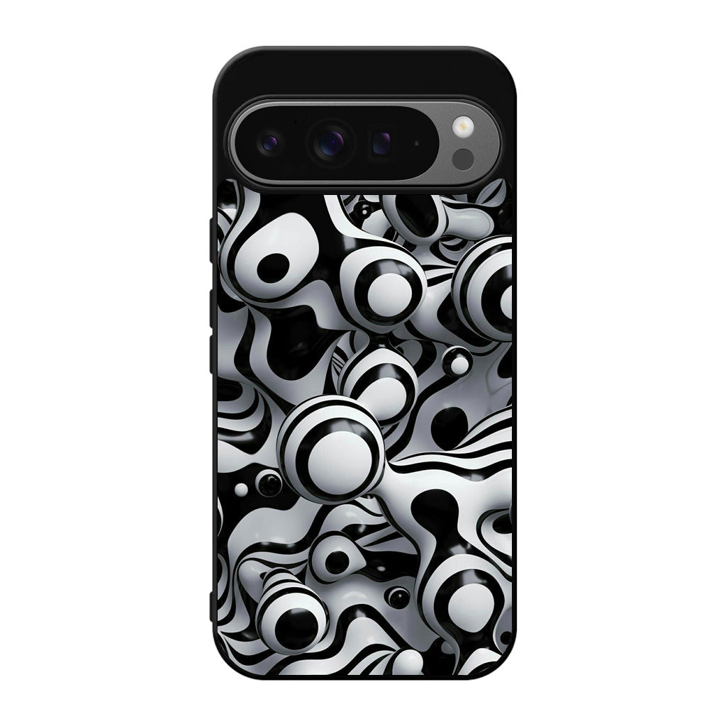 Abstract Art Black White Google Pixel 9 Pro / Pixel 9 Pro XL Case