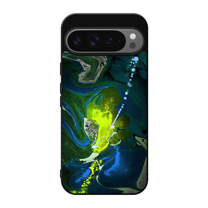 Abstract Green Blue Art Google Pixel 9 Pro / Pixel 9 Pro XL Case