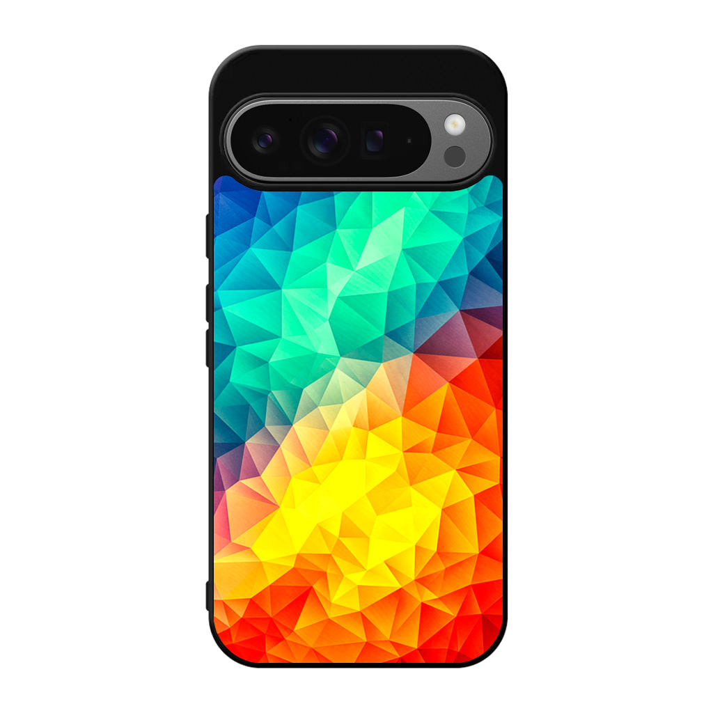 Abstract Multicolor Cubism Painting Google Pixel 9 Pro / Pixel 9 Pro XL Case