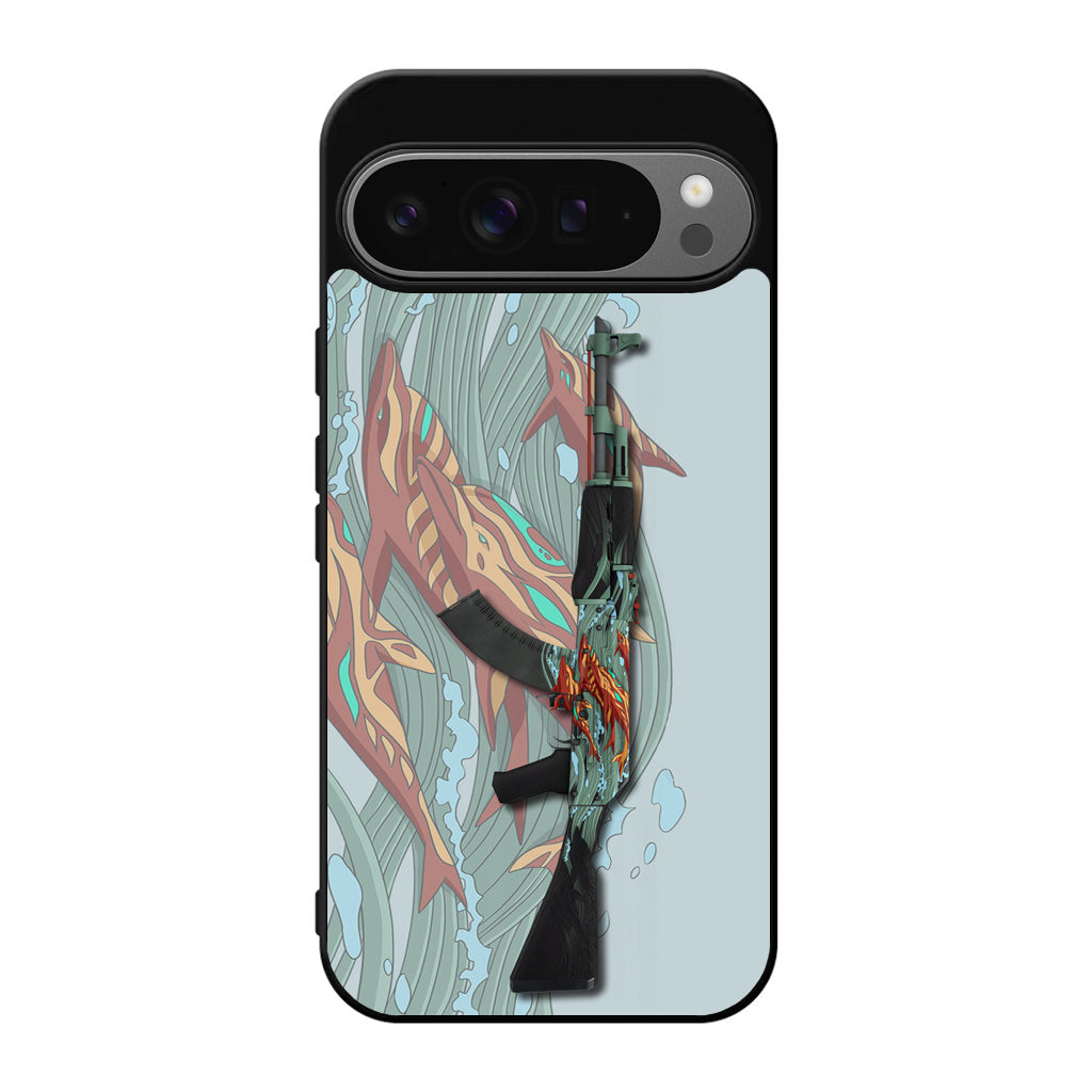 AK-47 Aquamarine Revenge Google Pixel 9 Pro / Pixel 9 Pro XL Case