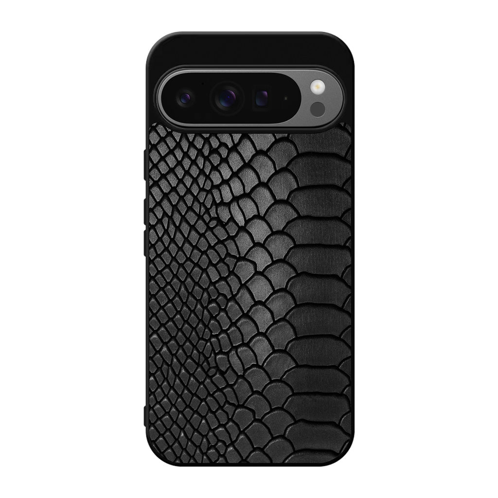 Black Snake Skin Texture Google Pixel 9 Pro / Pixel 9 Pro XL Case