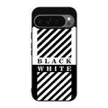 Black White Stripes Google Pixel 9 Pro / Pixel 9 Pro XL Case