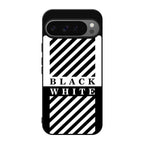 Black White Stripes Google Pixel 9 Pro / Pixel 9 Pro XL Case