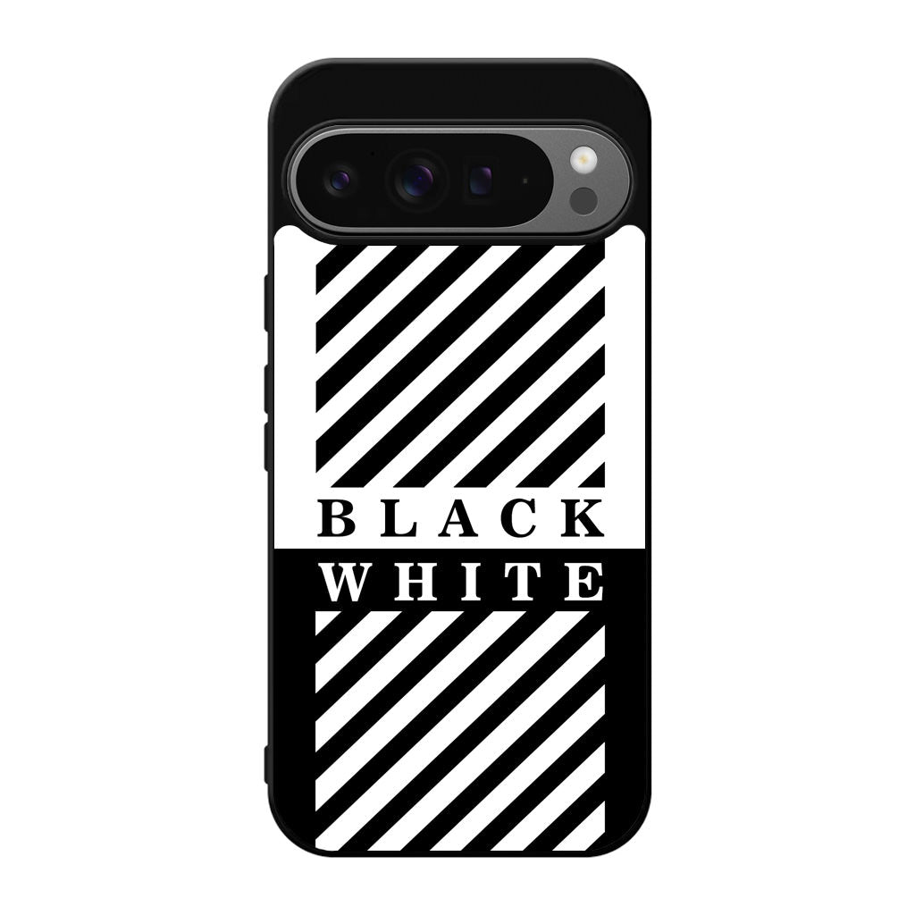 Black White Stripes Google Pixel 9 Pro / Pixel 9 Pro XL Case