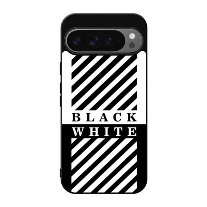 Black White Stripes Google Pixel 9 Pro / Pixel 9 Pro XL Case