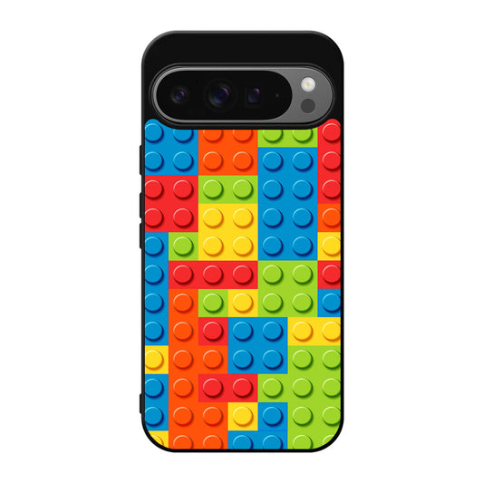 Blocks Rainbow Pattern Google Pixel 9 Pro / Pixel 9 Pro XL Case