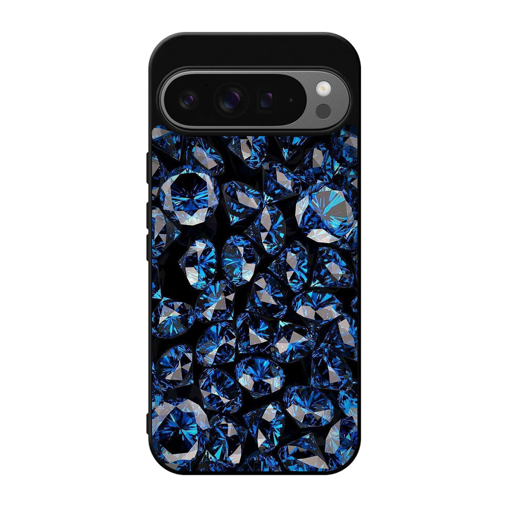 Blue Diamonds Pattern Google Pixel 9 Pro / Pixel 9 Pro XL Case