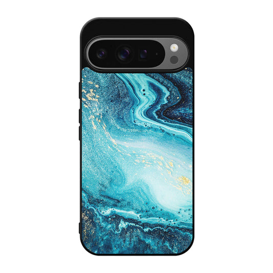 Blue Water Glitter Google Pixel 9 Pro / Pixel 9 Pro XL Case