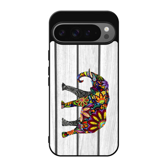 Colorful Elephant Flower Google Pixel 9 Pro / Pixel 9 Pro XL Case