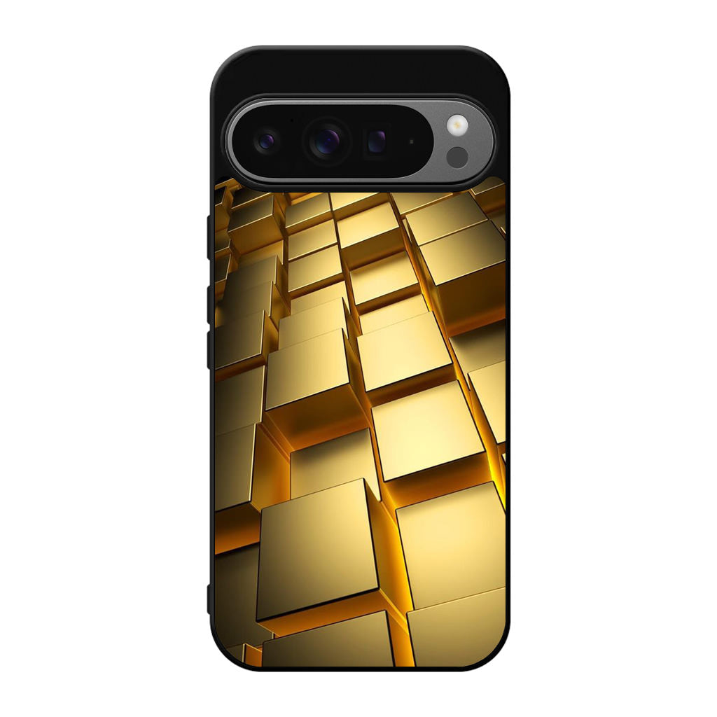 Golden Cubes Google Pixel 9 Pro / Pixel 9 Pro XL Case