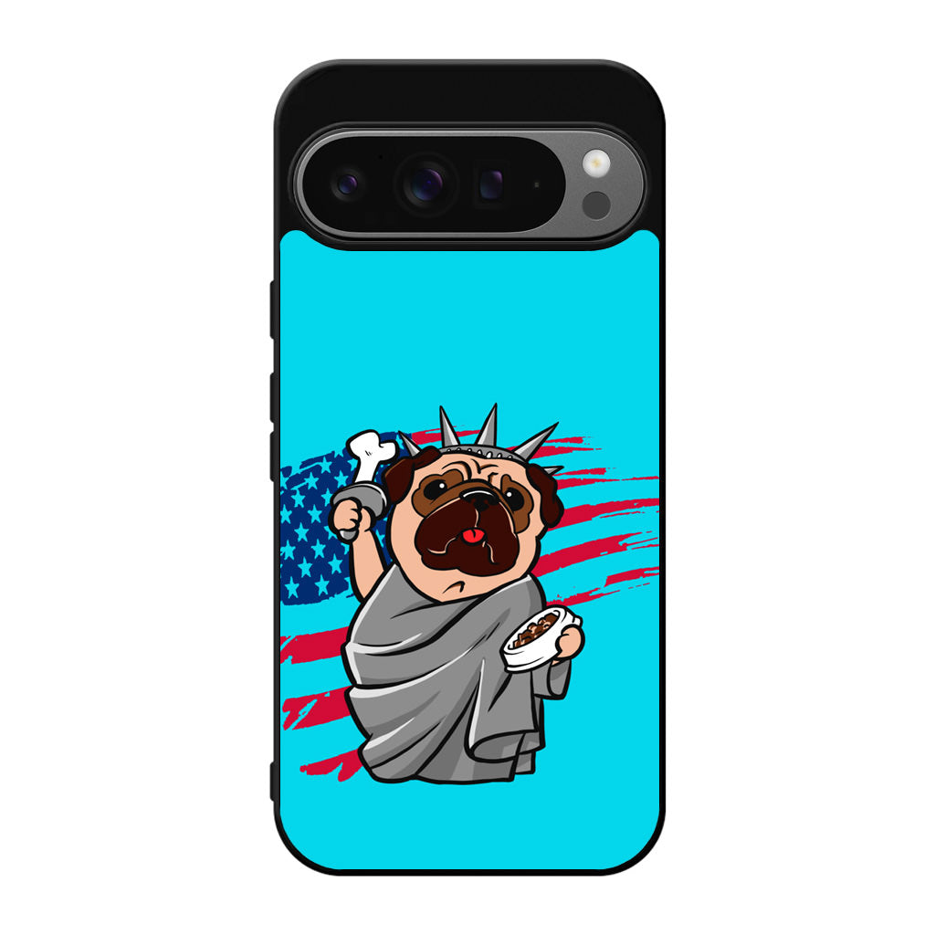 Independence Day Pug Google Pixel 9 Pro / Pixel 9 Pro XL Case