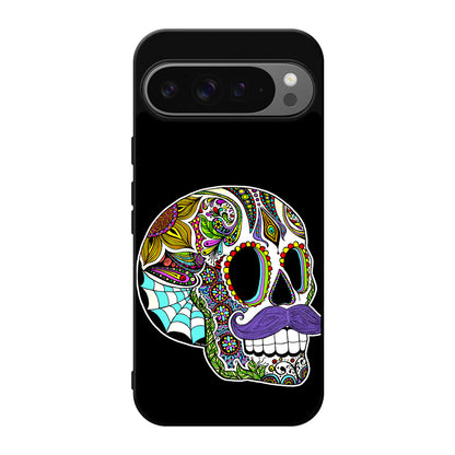 Mustache Sugar Skull Google Pixel 9 Pro / Pixel 9 Pro XL Case