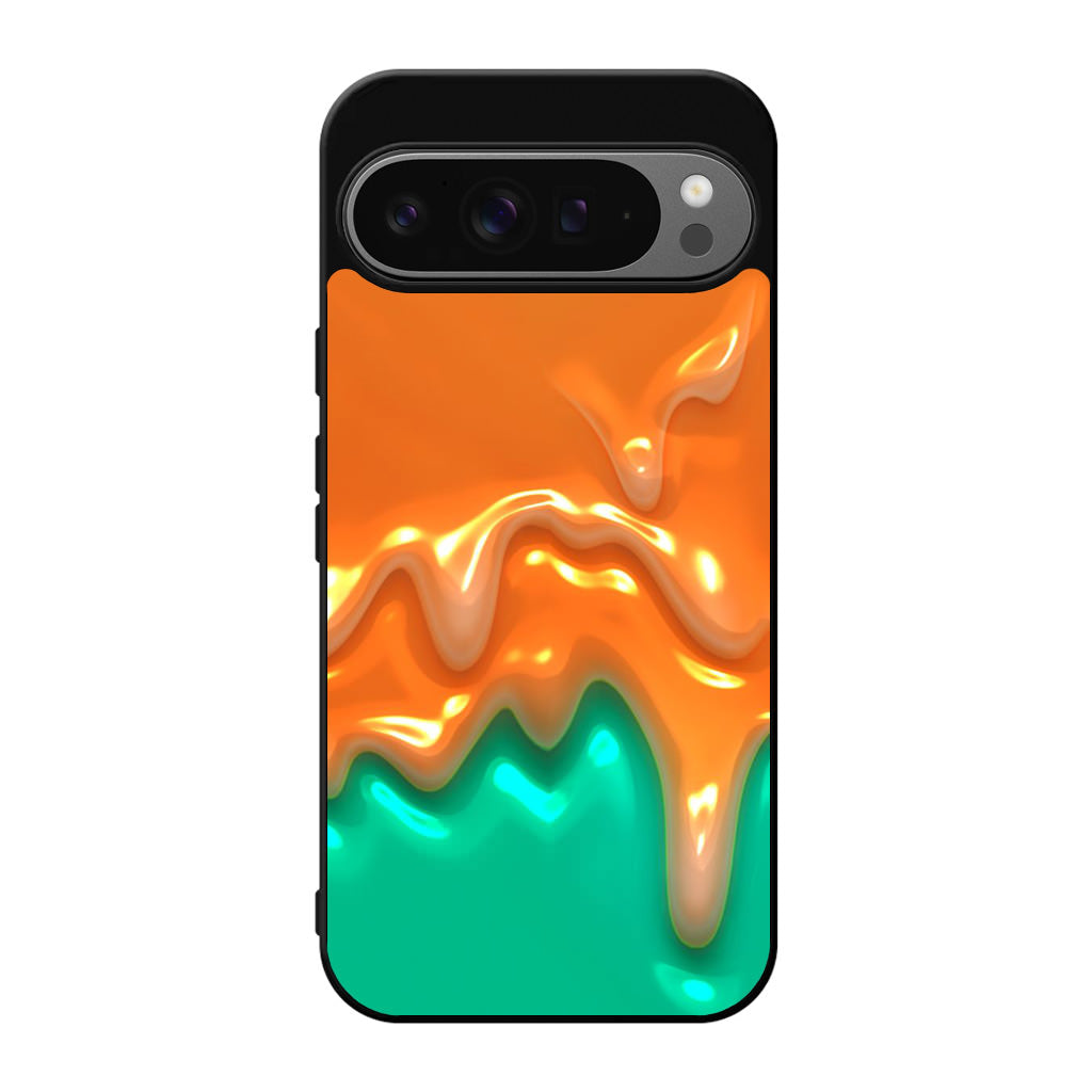 Orange Paint Dripping Google Pixel 9 Pro / Pixel 9 Pro XL Case