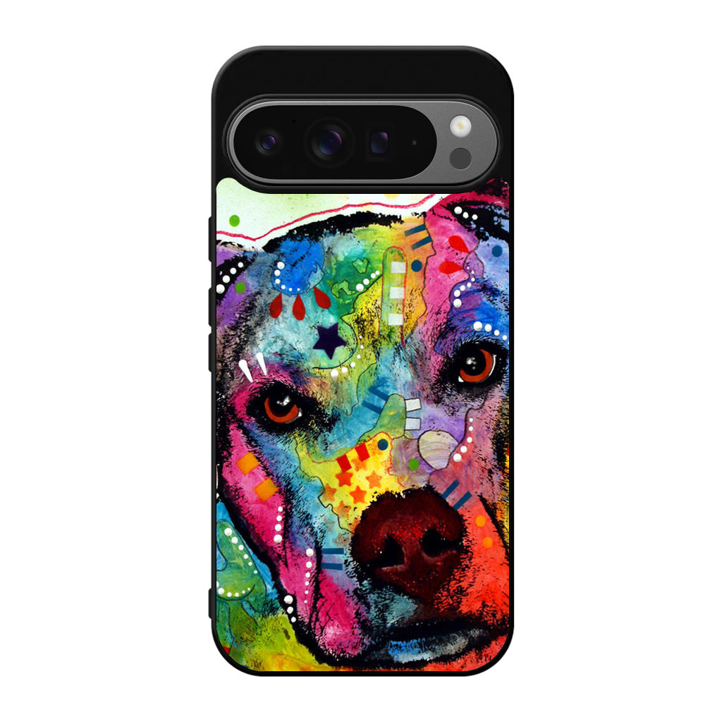 Pitbull Love Painting Google Pixel 9 Pro / Pixel 9 Pro XL Case