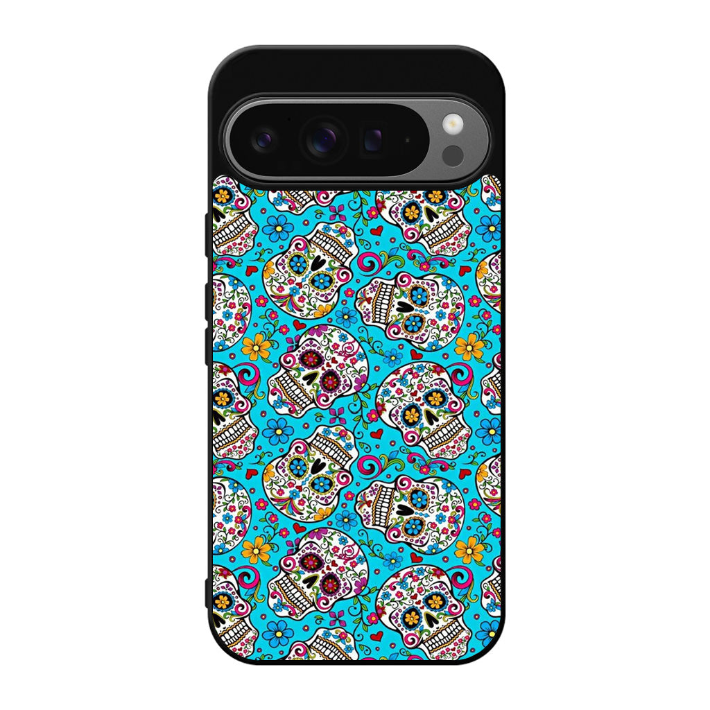 Skull Floral Sugar Google Pixel 9 Pro / Pixel 9 Pro XL Case