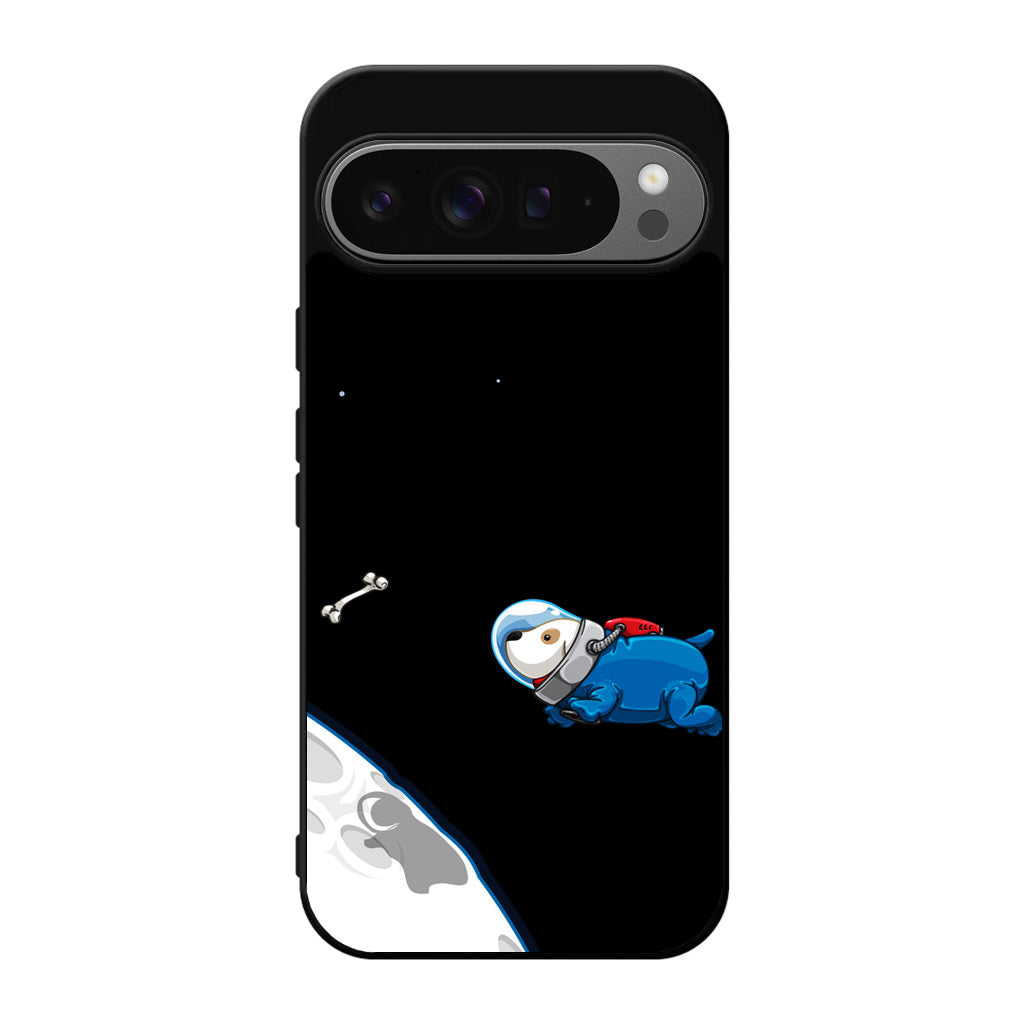 Space Dog Chasing A Bone Google Pixel 9 Pro / Pixel 9 Pro XL Case