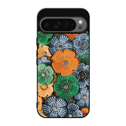 Tea Rose Applique Google Pixel 9 Pro / Pixel 9 Pro XL Case