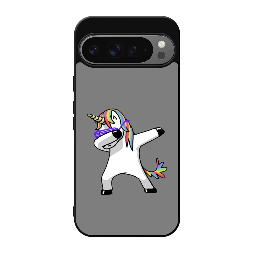 Unicorn Dabbing Grey Google Pixel 9 Pro / Pixel 9 Pro XL Case